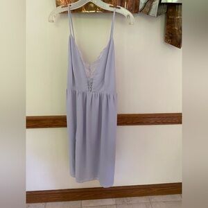 Lulus Melena Lavender Lace Backless Midi Dress S